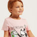 Minnie Mouse Print T-shirt and Pyjama Set-Sleepsuits-thumbnail-2