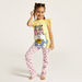 Disney Daisy Duck Print T-shirt and Printed Pyjama Set-Pyjama Sets-thumbnail-0