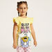 Disney Daisy Duck Print T-shirt and Printed Pyjama Set-Pyjama Sets-thumbnail-2