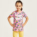 All-Over Minions Print T-shirt and Pyjama Set-Pyjama Sets-thumbnail-1