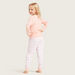 Carte Blanche Graphic Print Long Sleeves T-shirt and Pyjama Set-Nightwear-thumbnail-4