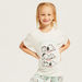Printed Round Neck T-shirt and Full Length Pyjama Set-Pyjama Sets-thumbnail-2