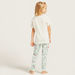 Printed Round Neck T-shirt and Full Length Pyjama Set-Pyjama Sets-thumbnail-4