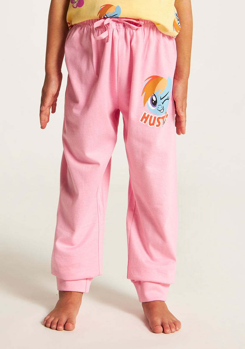 Hasbro Printed Round Neck T-shirt and Pyjama - Set of 2-Multipacks-image-7
