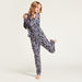 Juniors All-Over Floral Print Sleepshirt and Pyjama Set-Nightwear-thumbnail-1