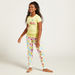 Juniors Graphic Print T-shirt and Pyjama Set - Set of 2-Nightwear-thumbnail-1