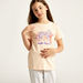 Juniors Printed Short Sleeve T-shirt and Pyjama Set - Set of 2-Nightwear-thumbnail-7