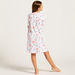 Juniors Graphic Print Sleep Dress with Long Sleeves - Set of 2-Nightwear-thumbnail-2