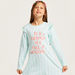 Juniors Graphic Print Sleep Dress with Long Sleeves - Set of 2-Nightwear-thumbnail-3