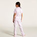 Barbie Print Notched Collar Shirt and Pyjama Set-Nightwear-thumbnail-4