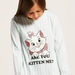 Disney Marie Graphic Print Sleep Dress with Long Sleeves-Nightwear-thumbnail-1