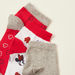 Disney Mickey Mouse Print Ankle Length Socks - Set of 3-Multipacks-thumbnail-2