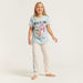 Hasbro Printed Short Sleeves T-shirt and Full-Length Pyjama Set-Nightwear-thumbnail-0