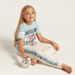 Hasbro Printed Short Sleeves T-shirt and Full-Length Pyjama Set-Nightwear-thumbnail-1