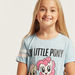Hasbro Printed Short Sleeves T-shirt and Full-Length Pyjama Set-Nightwear-thumbnail-2