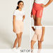 Kappa Printed Mid-Rise Shorts with Elasticated Waistband-Panties-thumbnail-0