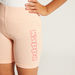 Kappa Printed Mid-Rise Shorts with Elasticated Waistband-Panties-thumbnail-4