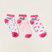JoJo Siwa Print Ankle-Length Socks - Set of 3-Socks-thumbnail-0