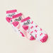 JoJo Siwa Print Ankle-Length Socks - Set of 3-Socks-thumbnail-1