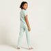 Love Earth Organic Printed Short Sleeves T-shirt and Pyjama Set-Nightwear-thumbnail-3