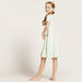 Love Earth Polka Dot Print Organic Night Dress with Short Sleeves-Nightwear-thumbnail-3
