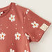 Love Earth Polka Dot Print Organic Night Dress with Short Sleeves-Nightwear-thumbnail-1