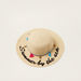 Juniors Embroidered Hat with Bow Accent-Caps-thumbnail-0