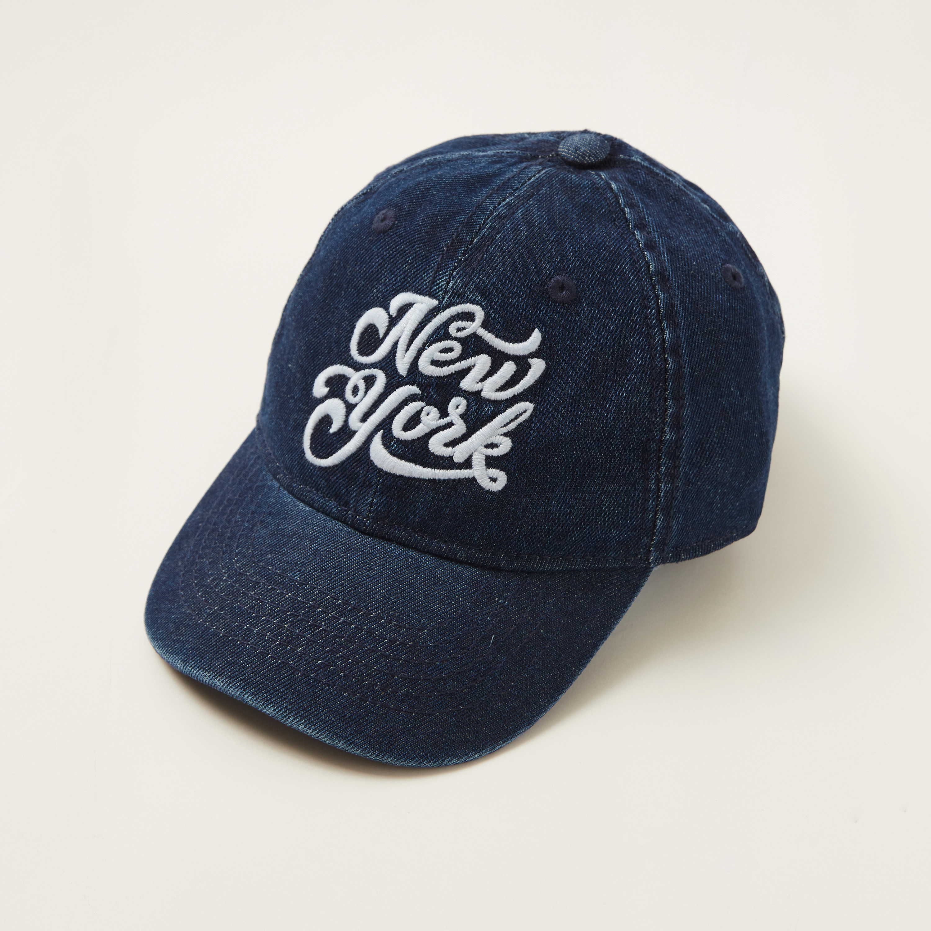 Juniors Embroidered Cap with Hook and Loop Closure-baby-boys-accessories-caps-image-1