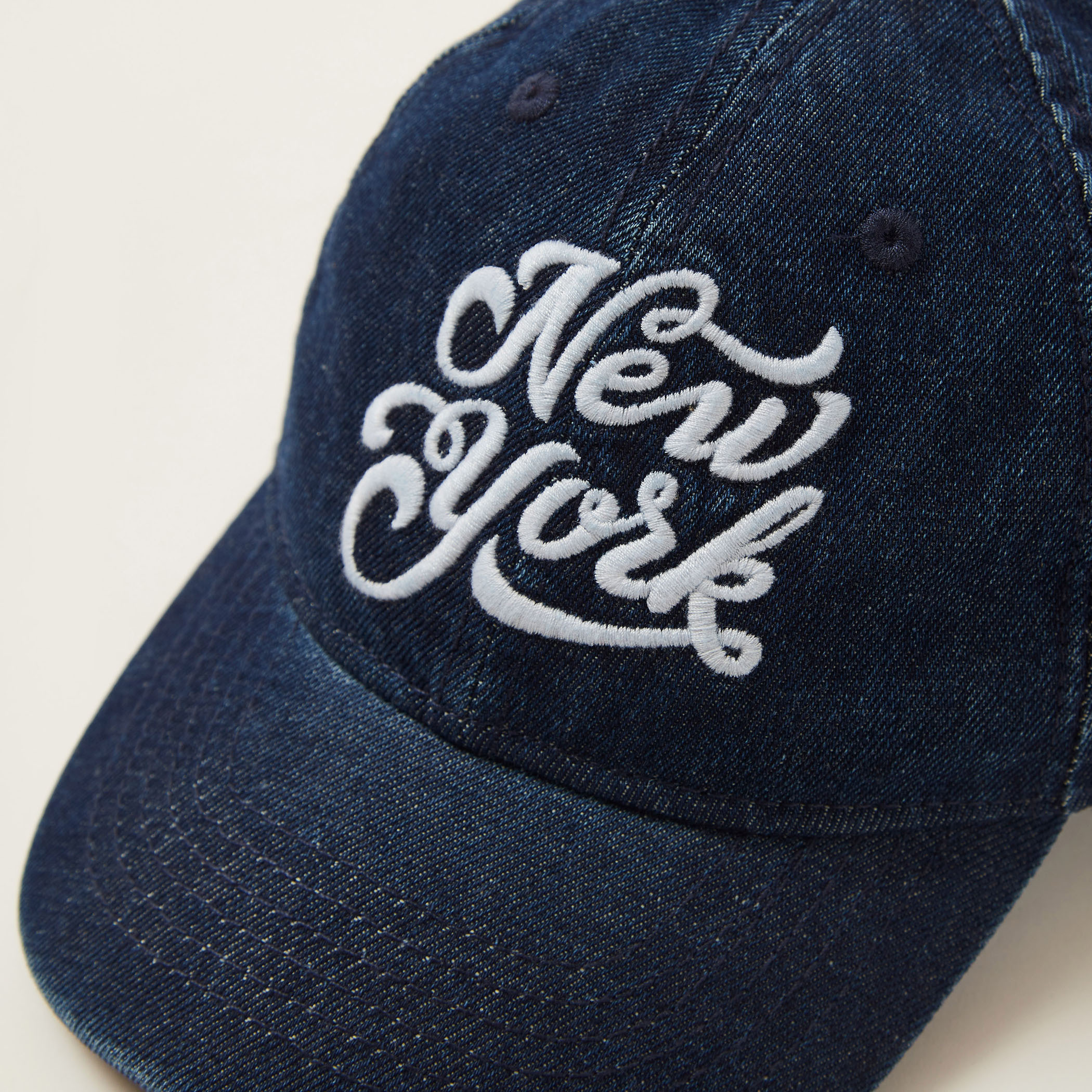 Juniors Embroidered Cap with Hook and Loop Closure-baby-boys-accessories-caps-image-3