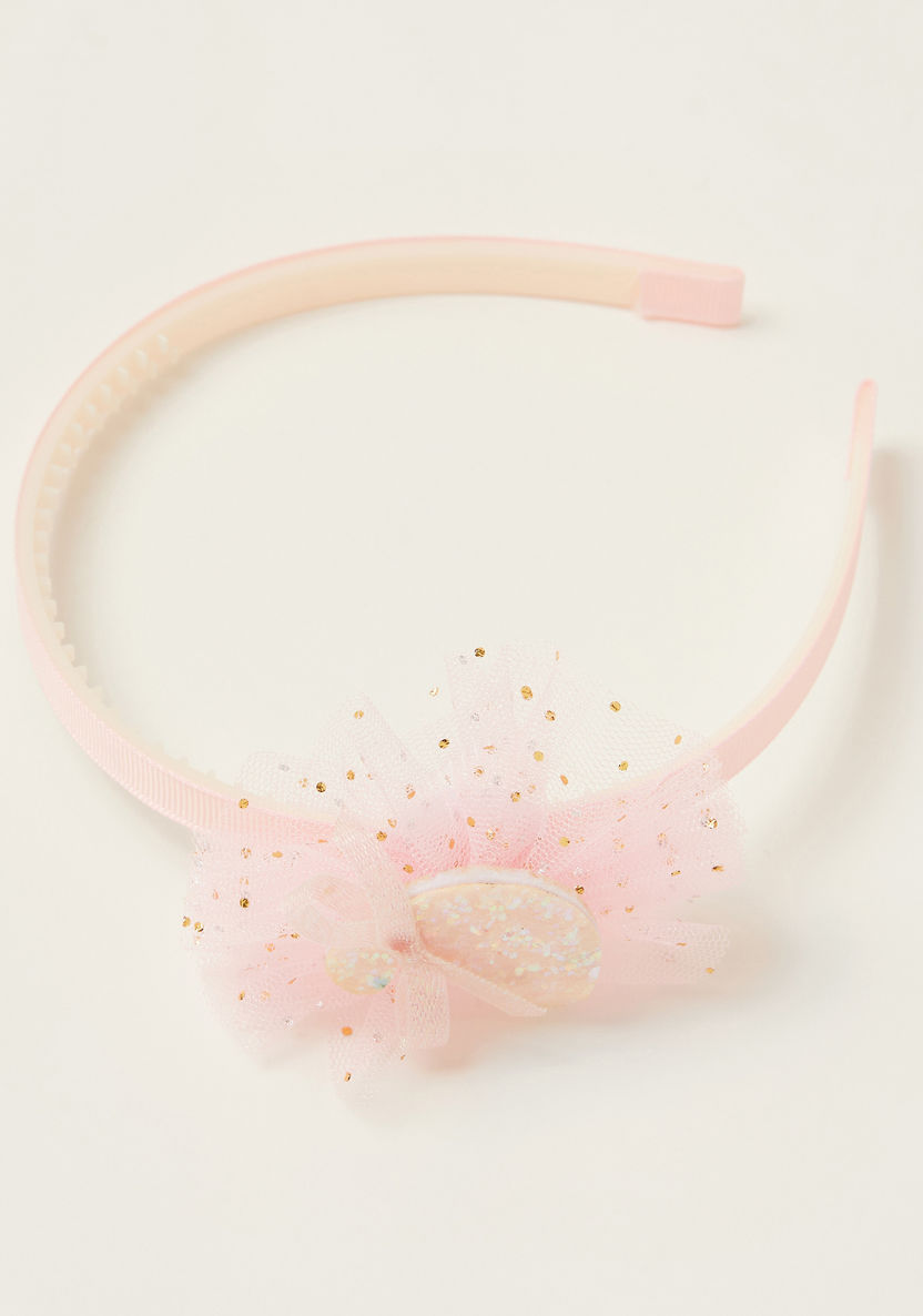 Juniors Solid Hairband with Bow Detail-Hair Accessories-image-1