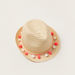 Juniors Textured Round Hat with Pom-Pom Detail-Caps-thumbnail-0