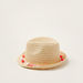 Juniors Textured Round Hat with Pom-Pom Detail-Caps-thumbnail-3