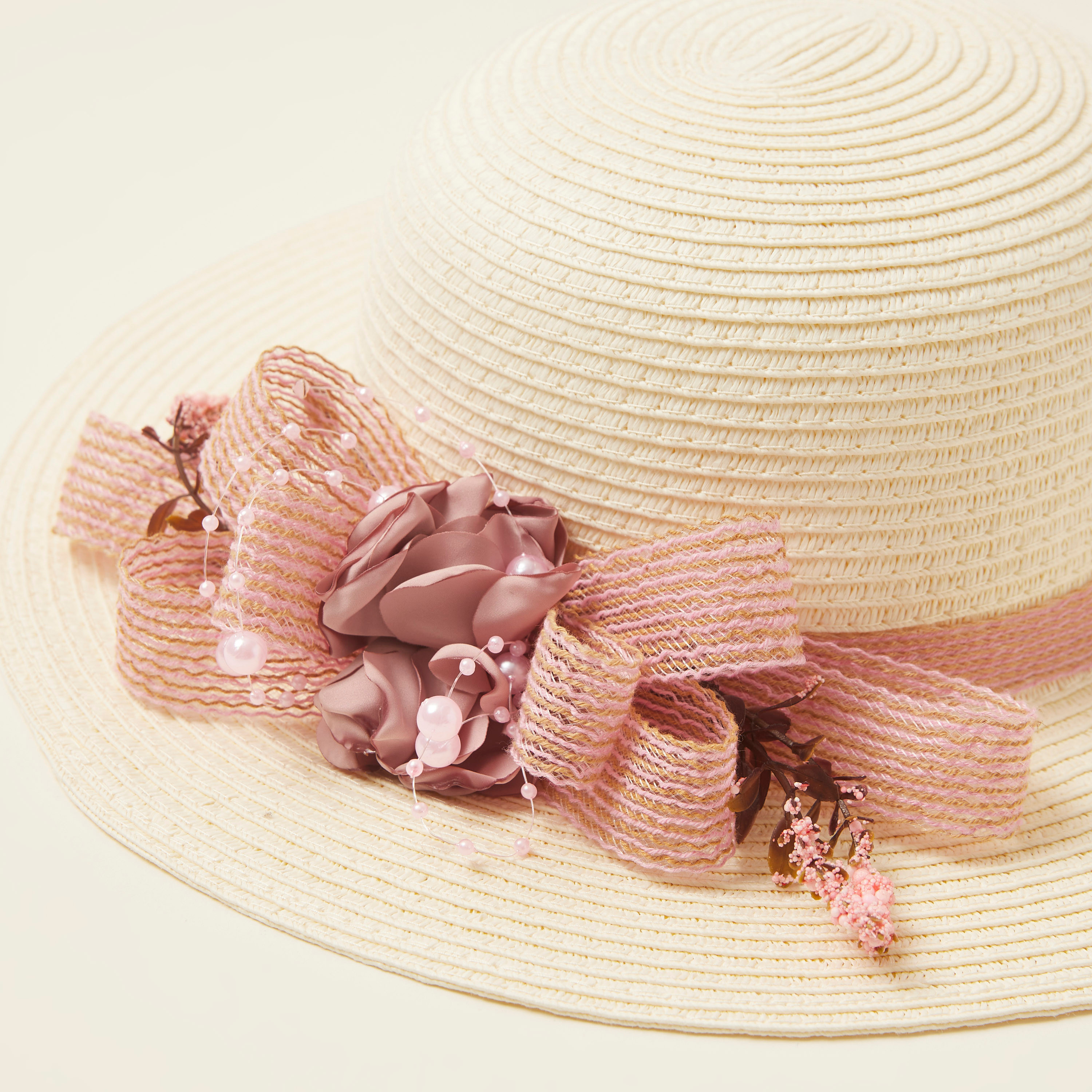 قبعة توين جي سترو مع كورساج من جونيورز-girls-accessories-caps-image-3