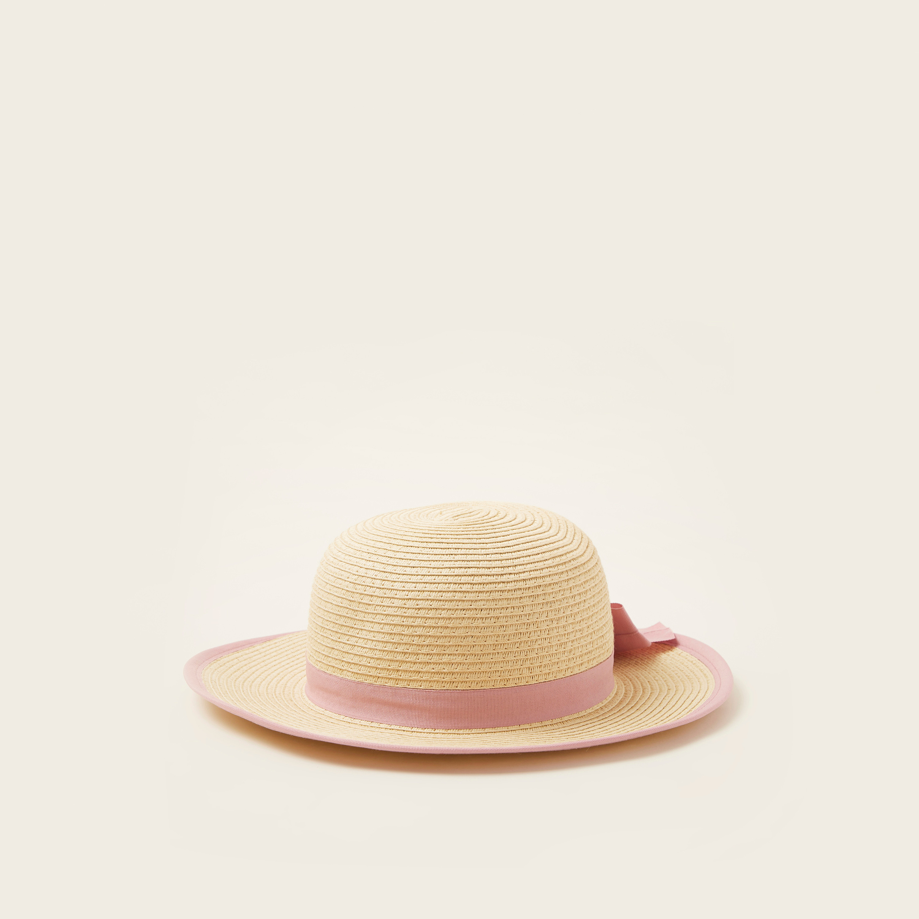 قبعة سترو بتفاصيل فيونكة من جونيورز-girls-accessories-caps-image-3