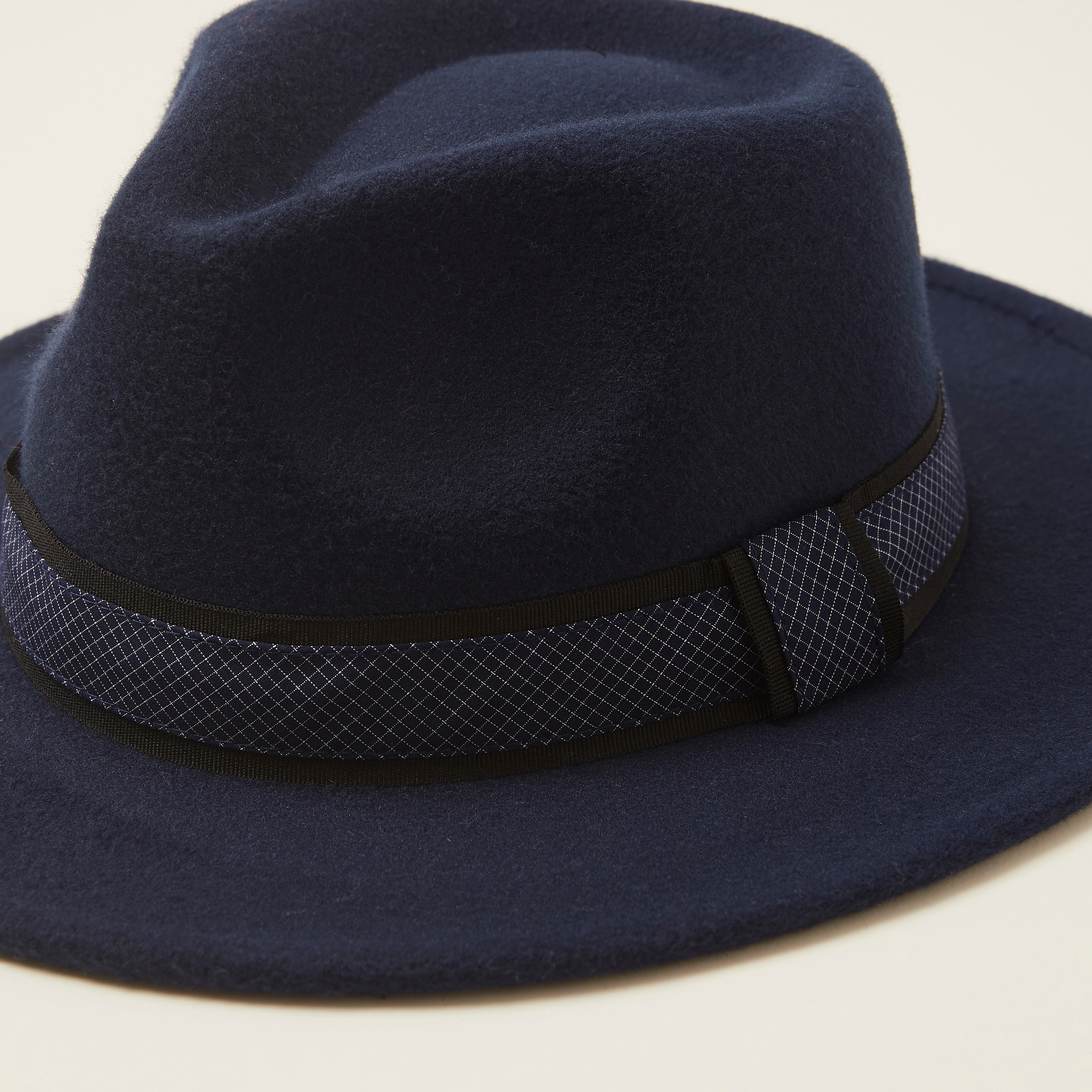 Juniors Textured Fedora Hat-boys-accessories-caps-image-3