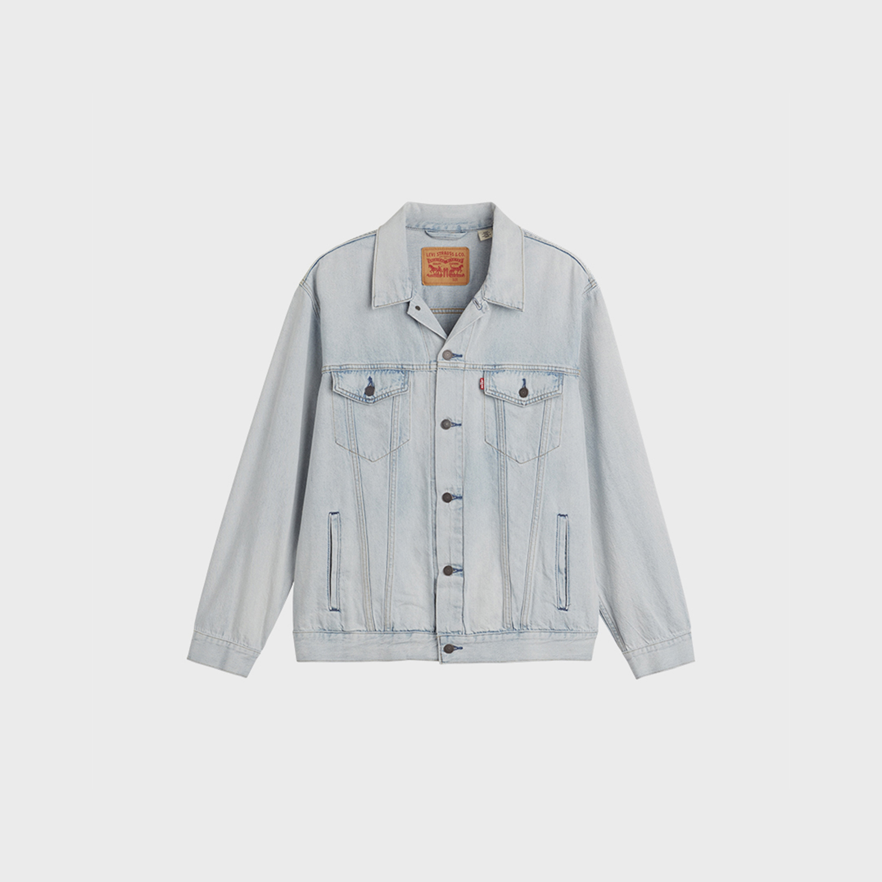 جاكيت جينز رجالي بأكمام طويلة وياقة عادية من ليفايس-men-clothing-jacketsandblazers-jackets-image-3