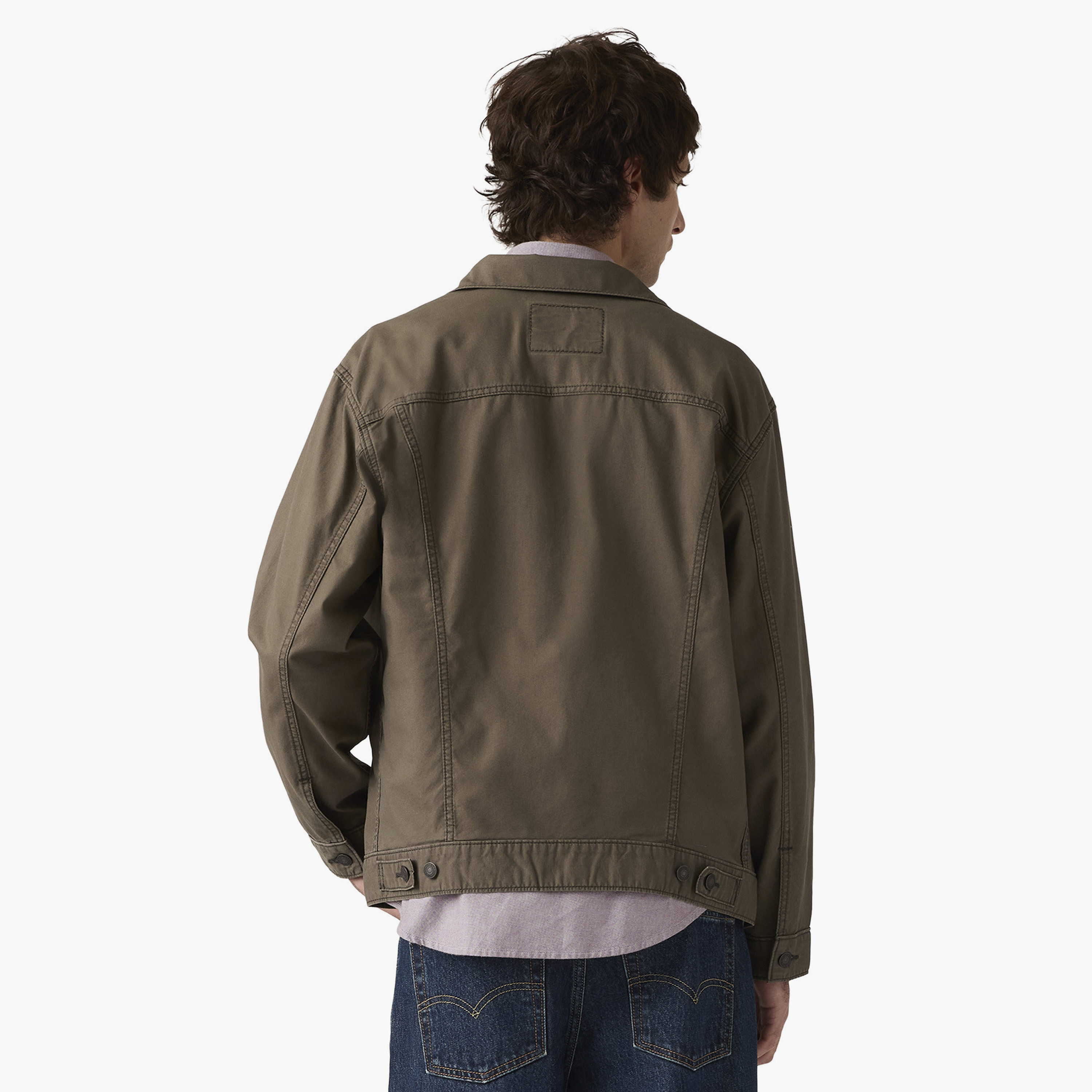 جاكيت "تراكر" رجالي سادة بياقة وأكمام طويلة من ليفايز-men-clothing-jacketsandblazers-jackets-image-4