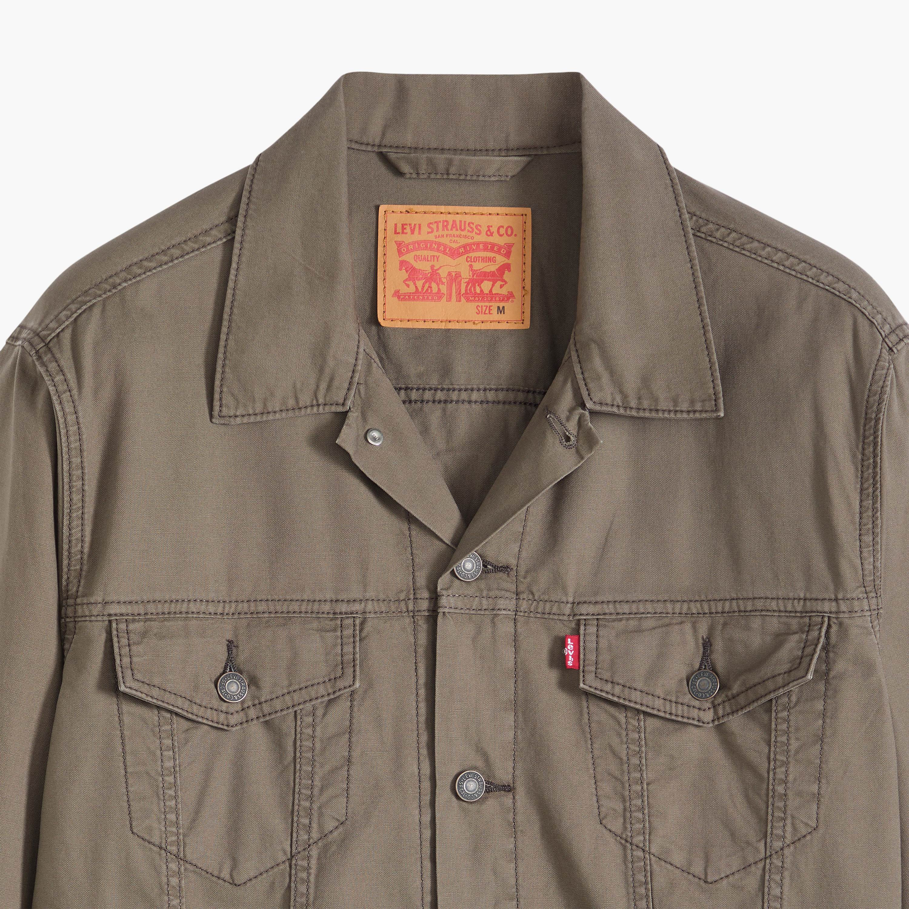 جاكيت "تراكر" رجالي سادة بياقة وأكمام طويلة من ليفايز-men-clothing-jacketsandblazers-jackets-image-6