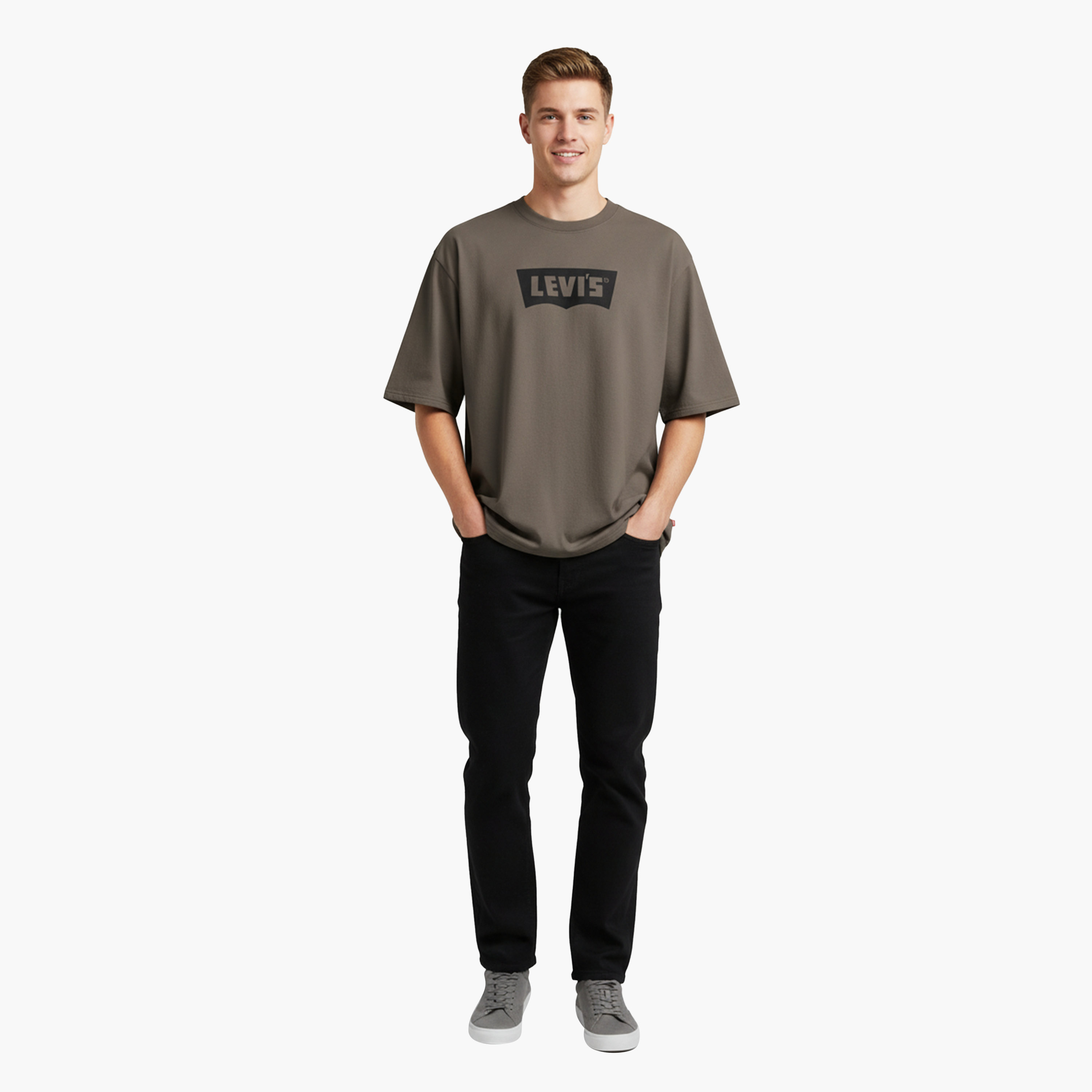 تي شيرت رجالي بأكمام قصيرة ورقبة دائرية وطبعة جرافيكية من ليفايس-men-clothing-tshirtsandpolos-tshirts-image-2