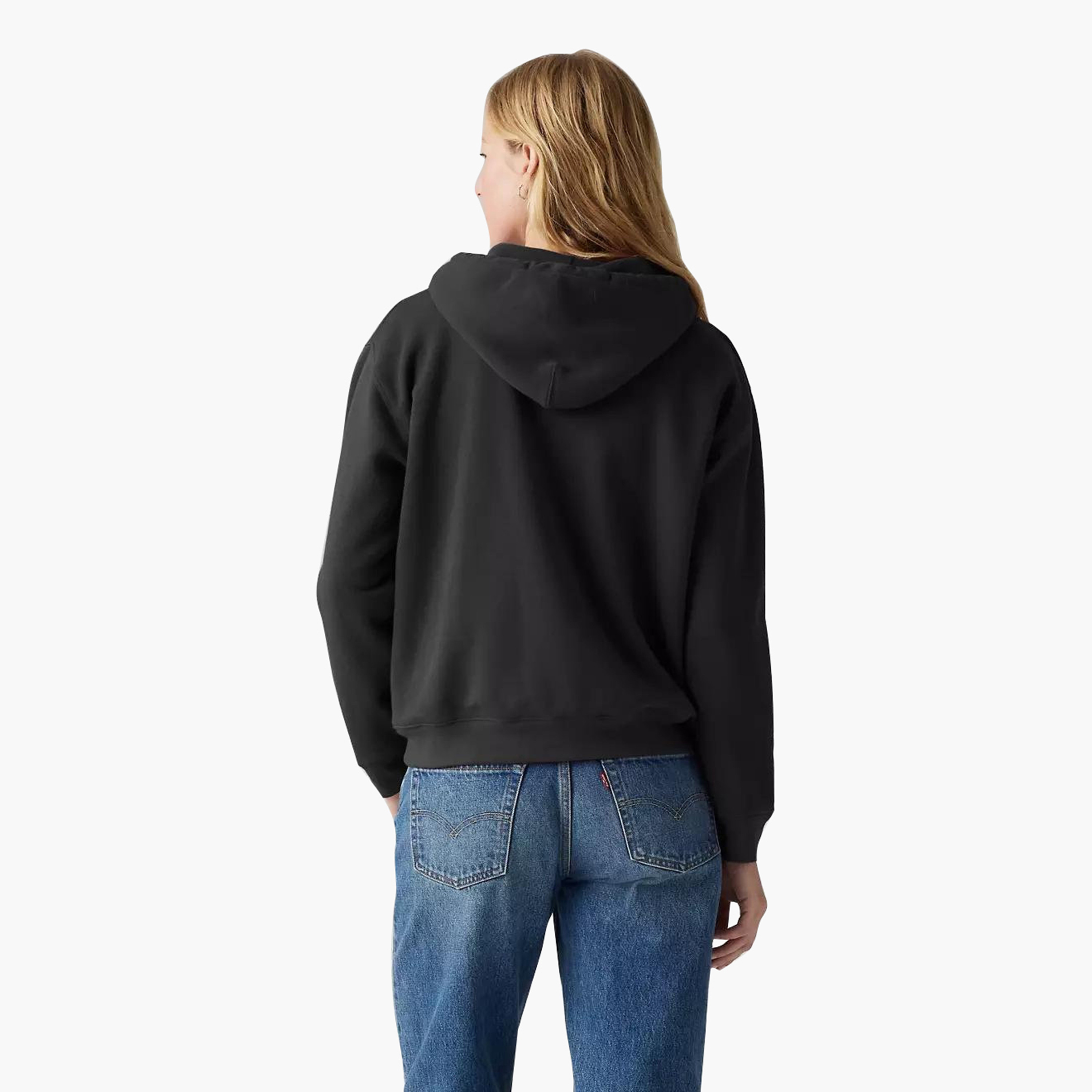 سويت شيرت نسائي سادة بياقة عالية وأكمام طويلة من ليفايس-women-winterwear-hoodiesandsweatshirts-sweatshirts-image-4