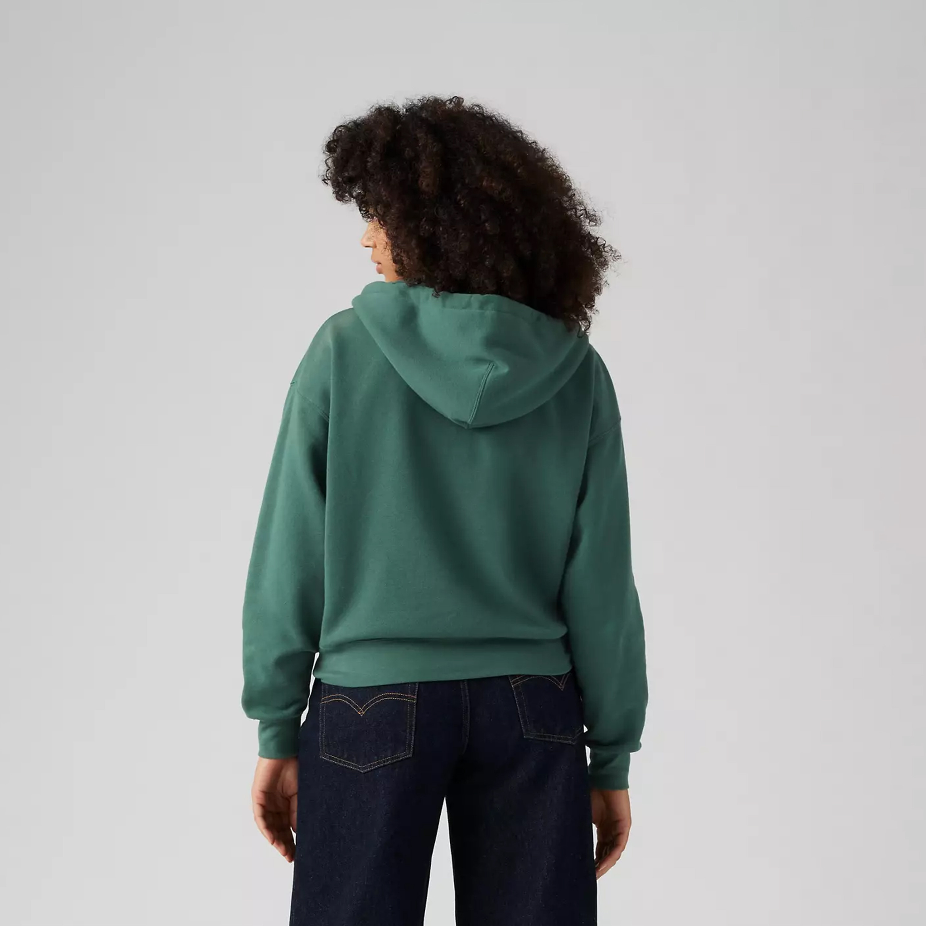 ليفايز- هودي سادة برقبة بغطاء للرأس وأكمام طويلة-women-clothing-sportswearandactivewear-hoodiesandsweatshirts-image-3