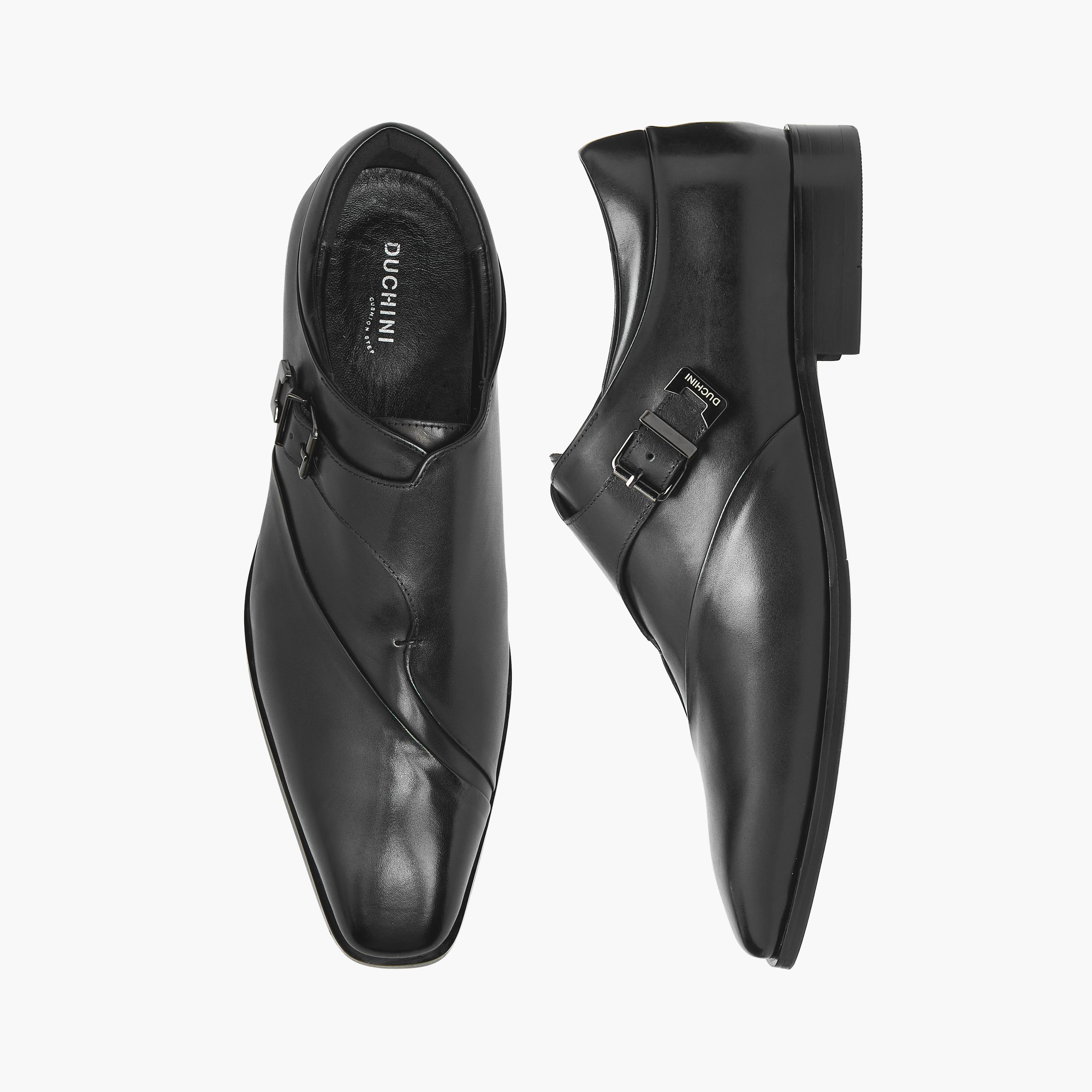 حذاء مونك جلد بإبزيم للرجال من دوشيني-men-shoes-formalshoes-image-1