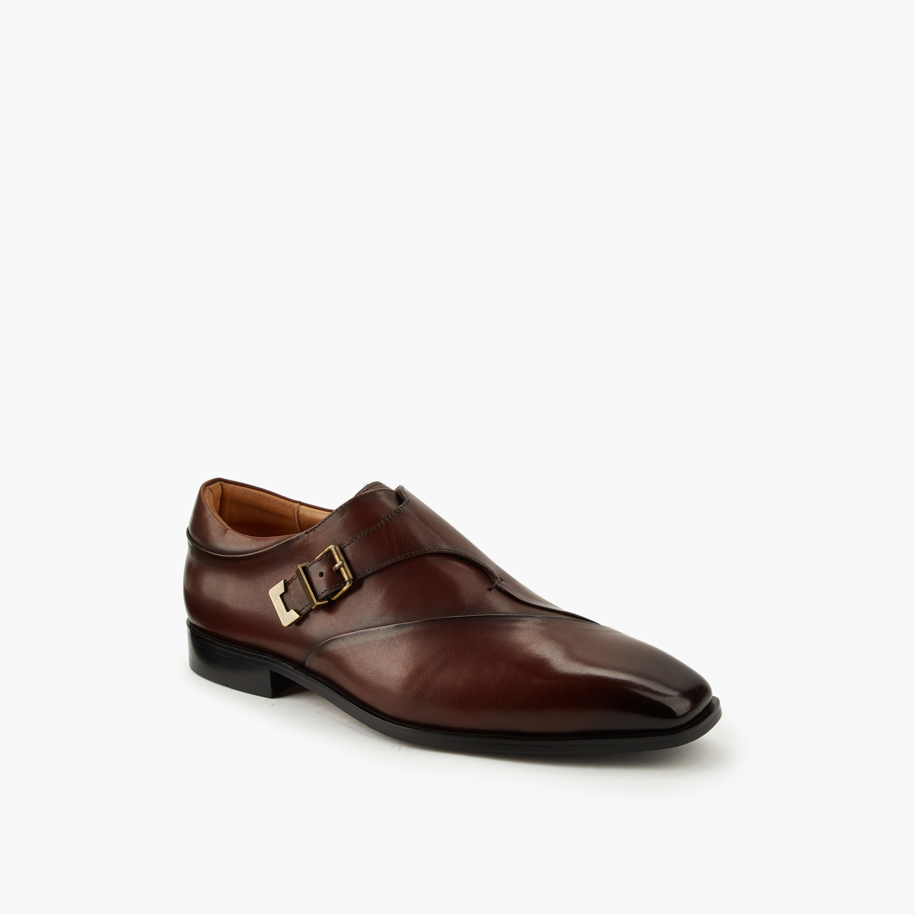 حذاء مونك جلد بإبزيم للرجال من دوشيني-men-shoes-formalshoes-image-2
