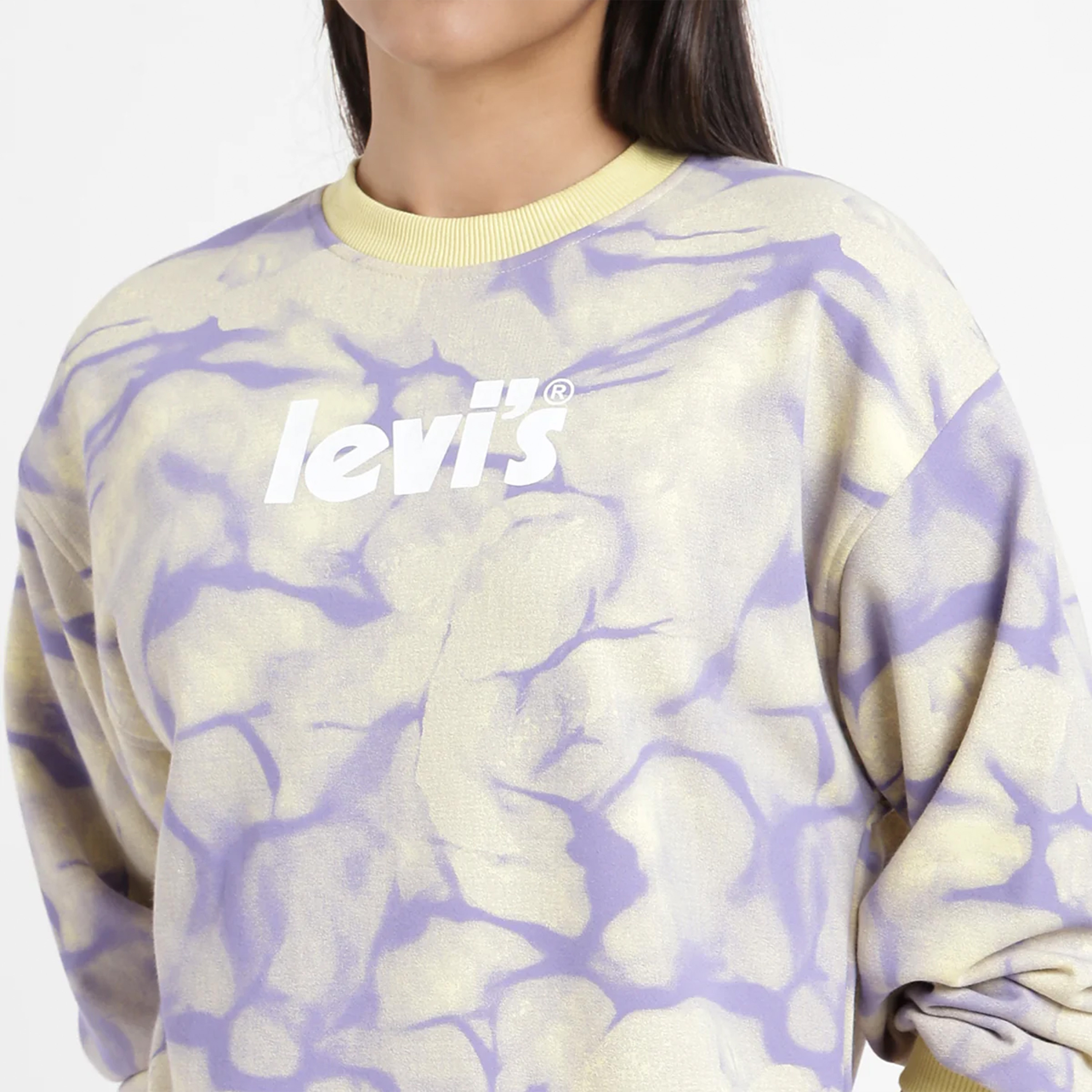ليفايز- سويت شيرت مطبوع برقبة دائرية وأكمام طويلة-women-clothing-sportswearandactivewear-hoodiesandsweatshirts-image-6