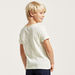 Juniors Striped T-shirt with Round Neck and Short Sleeves-T Shirts-thumbnail-2