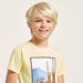 Juniors Graphic Print T-shirt with Crew Neck and Short Sleeves-T Shirts-thumbnail-3