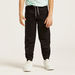 Juniors Solid Pants with Pockets and Drawstring Closure-Pants-thumbnail-0