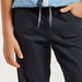 Juniors Solid Pants with Pockets and Drawstring Closure-Pants-thumbnail-2