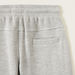 Juniors Solid Shorts with Elasticised Drawstring and Pockets-Shorts-thumbnail-2