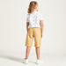 Juniors Solid Shorts with Pocket Detail and Drawstring Closure-Shorts-thumbnail-3
